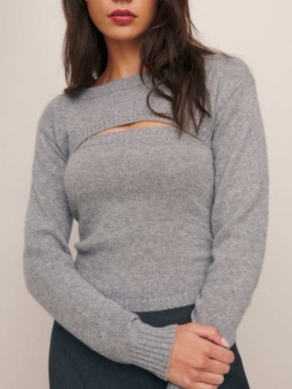 Cashmere Reformation Maddy Tube Top and Bolero - NWT